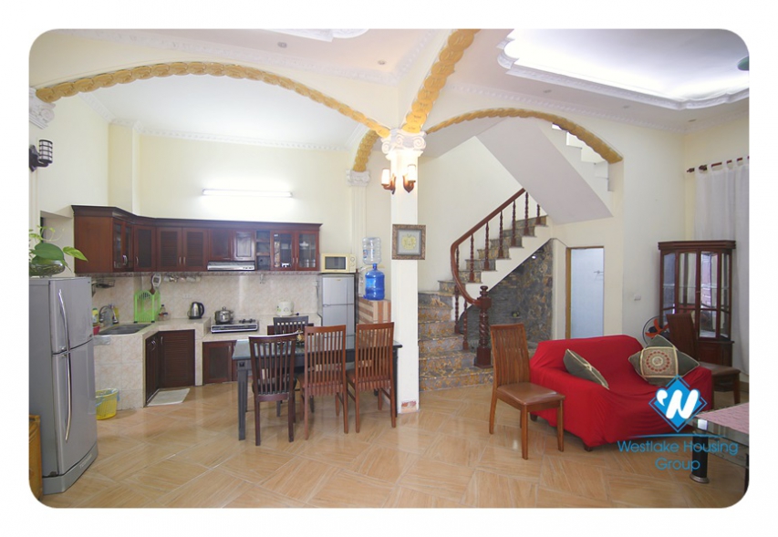 A nice  house with courtyard for rent in Ba Dinh district